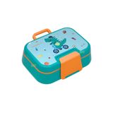 Vagonlife Bento 1030ml Lunchbox Tek Katlı 3 Bölmeli PP Plastik Sefer Tası Yemek Kutusu (Yeşil)