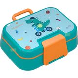 Vagonlife Bento 1030ML Lunchbox Yeni Koleksiyon Tek Katlı 3 Bölmeli Pp Plastik Sefer Tası Yemek Kutusu - Yeşil
