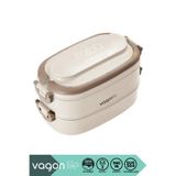 Vagonlife Bento 1140ml Lunchbox Yeni Koleksiyon 2 Katlı 4 Bölmeli Mini Kaseli Çelik Sefer Tası Yemek Kutusu