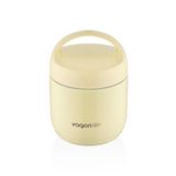 Vagonlife Bento 1200ml Lunchbox 1 Kaseli 4-6 Saat Sıcak/Soğuk Termos Özellikli Çelik Sefer Tası Yemek Kutusu (Sarı)