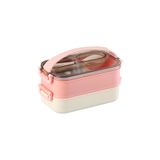 Vagonlife Bento 1200ml Lunchbox Yeni Koleksiyon 2 Katlı Çelik Sefer Tası Yemek Kutusu