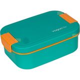 Vagonlife Bento 1750ML Lunchbox Yeni Koleksiyon Tek Katlı 2 Bölmeli Pp Plastik Sefer Tası Yemek Kutusu - Turkuaz