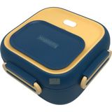 Vagonlife Bento 500ML Lunchbox Yeni Koleksiyon Tek Katlı Çelik Sefer Tası Yemek Kutusu - Lacivert
