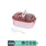 Vagonlife Bento 550ML Lunchbox Yeni Koleksiyon Tek Katlı Bölmesiz Çelik Sefer Tası Yemek Kutusu