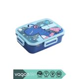 Vagonlife Bento 750ML Lunchbox Sevimli Dostlar Tek Katlı 3 Bölmeli Paslanmaz Çelik Sefer Tası Yemek Kutusu