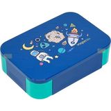 Vagonlife Bento 900ML Lunchbox Katlı 2 Bölmeli Pp Sefer Tası Yemek Kutusu (Lacivert) - Standart
