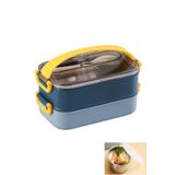 Vagonlife Bento Lunch Box Ofis-Okul Için Yeni Nesil Sefer Tası -Çorba Kaseli Model-Paslanmaz Çelik - Lacivert