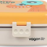 Vagonlife Beslenme Kutusu Lunch Box Paslanmaz Çelik 1120 Ml Bl10082-S (Karışık Renk 1 Adet)