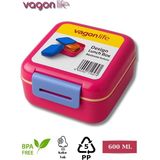 Vagonlife -Beslenme Kutusu - Premium Launch Box - 600 Ml. - Pembe
