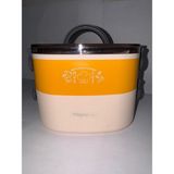 Vagonlife Bl50251-2 Lunch Box Çelik Pudra-Sarı