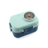 Vagonlife Bl70100 Çelik Hazneli Lunch Box Beslenme Kabı Mavi