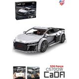 Vagonlife Cada Uzaktan Kumandalı 1: 14 Audi R8 Coupe (536 Parça) Oyuncak Yapım Seti Blok Araba -FFCADA-C57012W