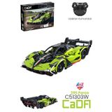 Vagonlife Cada Uzaktan Kumandalı Phantom Wing Sport Car (395 Parça) Oyuncak Yapım Seti Blok Araba -FFCADA-C51303W