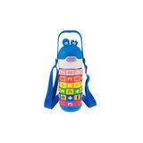 Vagonlıfe Çelik Matara VGN-30031 430 ml Pipetli Boyun Askılı - Mavi
