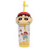 Vagonlife Crayon Shinchan Pipetli Matara 500 ml - Sarı