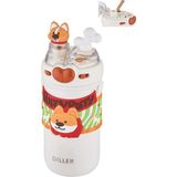 Vagonlife Dıller 520 ml Tek Kapak Çift Kullanım Pipetli/pipetsiz Boyun Askılı/çelik Termos -FFDILLERD93RENK - Turuncu