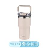 Vagonlife Diller 620ml Yeni Koleksiyon Tumbler Pipetli/pipetsiz Kullanım Kulplu Paslanmaz Çelik Termos
