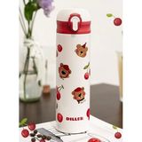 Vagonlife Dıller Çelik Pipetli Matara/termos D9228 480ML - Karışık-Çok Renkli - 1 Adet