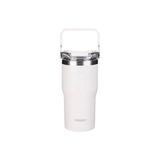 Vagonlife Dıller Çelik Pipetli / Pipetsiz Kullanım Tutma Saplı Matara/termos D9168 620ML Whıte - Beyaz - 1 Adet