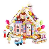Vagonlife FFLZ-1224 LOZ Creative Serisi Tatlı Hikaye Mağazası 781 Parça Oyuncak Yapım Seti