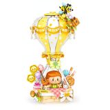 Vagonlife FFLZ-4113 Loz Creative Serisi Sarı Hava Balonu 750 Parça Oyuncak Yapım Seti