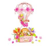Vagonlife FFLZ-4114 Loz Creative Serisi Pembe Hava Balonu 750 Parça Oyuncak Yapım Seti