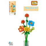 Vagonlife FFLZ-4601 Dekoratif ve Koleksiyonluk Çiçek Buketi 633 Parça Yapım Seti