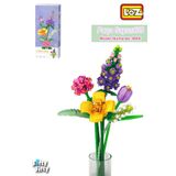 Vagonlife FFLZ-4604 Dekoratif ve Koleksiyonluk Çiçek Buketi 608 Parça Yapım Seti