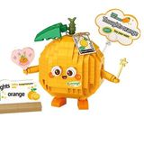 Vagonlife FFLZ-8819 LOZ Micro Block Serisi Sevimli Portakal 330 Parça Oyuncak Yapım Seti