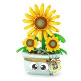 Vagonlife FFLZ-8840 LOZ Micro Block Serisi Çiçek Buketi 320 Parça Oyuncak Yapım Seti