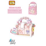 Vagonlife FFLZ-8844 Loz Micro Block Sweet Bag Serisi Boncuklu Çanta 340 Parça Oyuncak Yapım Seti