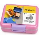 Vagonlife Iki Katlı Beslenme Kutusu Çocuklar Için Çatal Bıçak Kaşık Setli VGN-1010 1.6 Lt - Pembe