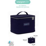Vagonlife Isı Yalıtımlı Termal Yemek Beslenme Çantası Mama Taşıma Termos Çanta Sıcak ve Soğuk Cepli -FFVGNB1062 - Lacivert