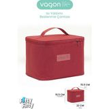 Vagonlife Isı Yalıtımlı Termal Yemek Beslenme Çantası Mama Taşıma Termos Çanta Sıcak ve Soğuk Cepli -FFVGNB1062 - Yavruağzı