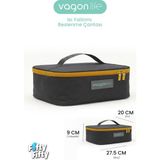 Vagonlife Isı Yalıtımlı Termal Yemek Beslenme Çantası Mama Taşıma Termos Çanta Sıcak ve Soğuk -FFVGNB1060 - Antrasit