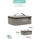 Vagonlife Isı Yalıtımlı Termal Yemek Beslenme Çantası Mama Taşıma Termos Çanta Sıcak ve Soğuk -FFVGNB1060 - Bej