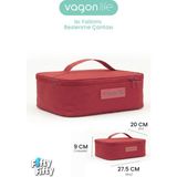 Vagonlife Isı Yalıtımlı Termal Yemek Beslenme Çantası Mama Taşıma Termos Çanta Sıcak ve Soğuk -FFVGNB1060 - Yavruağzı