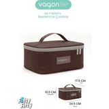 Vagonlife Isı Yalıtımlı Termal Yemek Beslenme Çantası Mama Taşıma Termos Çanta Sıcak ve Soğuk -FFVGNB1061 - Kahverengi