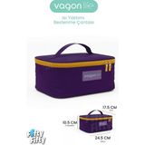 Vagonlife Isı Yalıtımlı Termal Yemek Beslenme Çantası Mama Taşıma Termos Çanta Sıcak ve Soğuk -FFVGNB1061 - Mor