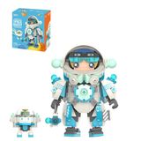 Vagonlife Jaki Space Quest Serisi Mavi Astronot-JK9107 488 Parça Oyuncak Yapım Seti
