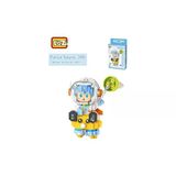 Vagonlıfe Loz 8827 Astronot Mavi 390 Parça Block Oyuncak 3+ Vitrin