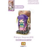 Vagonlife Loz Micro Anime Serisi 1337 Modeli 312 Parça Dekoratif Oyuncak Yapım Seti Yapı Blok FFLZ-1337