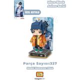 Vagonlife Loz Micro Anime Serisi 1344 Modeli 327 Parça Dekoratif Oyuncak Yapım Seti Yapı Blok FFLZ-1344