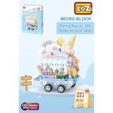Vagonlife Loz Micro Block Serisi Dondurma Arabası 300 Parça Oyuncak Yapım Seti FFLZ-8854