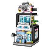 Vagonlife LOZ Street Mini Serisi Fotoğraf Dükkanı -LZ1647 346 Parça Oyuncak Yapım Seti