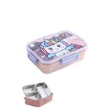 Vagonlife Lunch Box 750 ml (Sızdırmaz,karışmaz Üç Bölmeli) Yeni Nesil Sefer TASI-FFLBOX50555 - Pudra