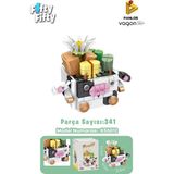 Vagonlife Panlos Mini Potted Plant Serisi Inek Figürü 341 Parça Oyuncak Yapım Seti -FFP655012