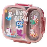 Vagonlife Paslanmaz Çelik Lunchbox – Sızdırmaz Kapaklı, Sağlıklı ve Dayanıklı Yemek Saklama Kabı VGN-7163 Pembe