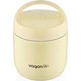 Vagonlife Paslanmaz Çelik Yemek Termosu - 1200ML - Lunch Box - Sarı