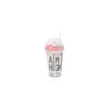 Vagonlife Pipetli Su Matarası 450ml BPA Free Kırmızı Spor Şişesi